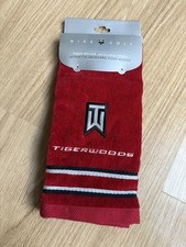 Vintage Rare Nike Golf Tiger Woods TW Jacquard Golf Towel Red BNWT