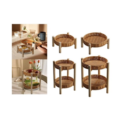 Wicker storage basket - storage, hand