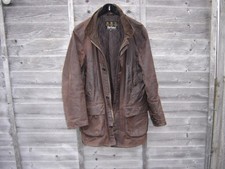 Vintage BARBOUR CHALLENGER  WAXED JACKET/COAT  42" Chest