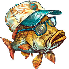 Wall decal sticker cool bass