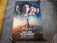 ORIGINAL LARGE ODEON CINEMA DOUBLE SIDED FILM POSTER, MAZE RUNNER, 40"  X 27"