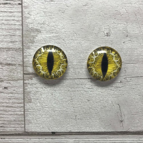 Yellow glass eyes great - , for