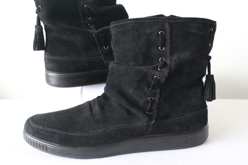 Hotter pixie black suede - hotter,