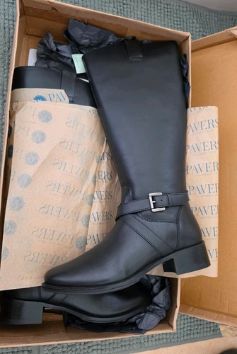 Pavers black boots size - pavers,