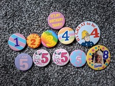 Collection of Birthday Badges