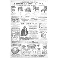 Victorian Adverts; Furniture