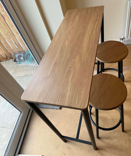 3pc bar table - stools, set