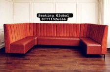 Restaurant booth seating set - booth,