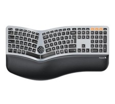 ProtoArc Backlit Wireless Ergonomic Keyboard, EK01 Plus Ergo Keyboard