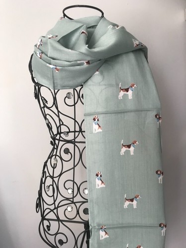 Beagle print scarves - beagle,