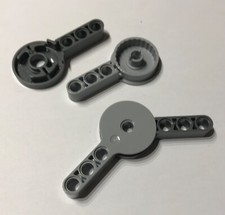 2 x LEGO dk.st.grey FLEX JOINT