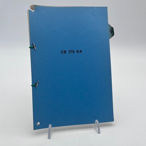 Honda cb175 genuine factory - honda, k4