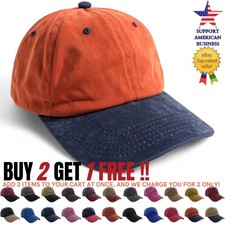 Men Baseball Cap Washed Cotton