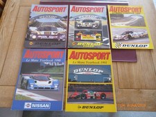 AUTOSPORT LE MANS YEARBOOKS x