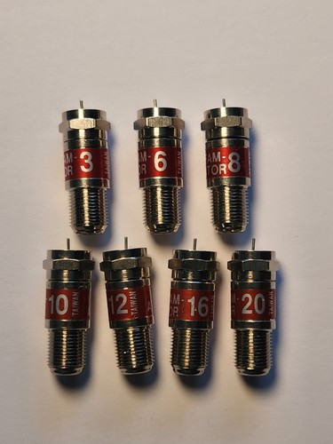 Type coax attenuators - f,