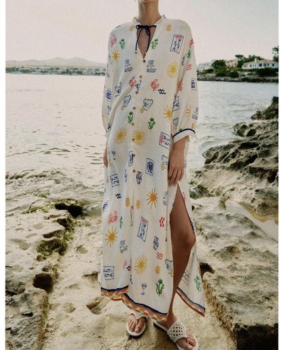 Zara long printed tunic - zara,