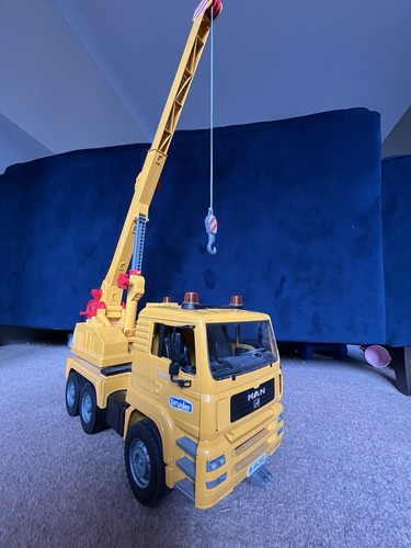 Bruder crane truck lorry - bruder,