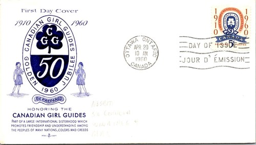 Canada fdc 1960 canadian girl - fdc,