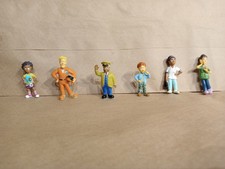 Fireman Sam Prism 1.5" To 2" Non Posable Mini Figures.Cake Toppers