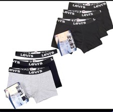 Levi’s Men’s 3 Pack Cotton Stretch Trunks Boxer Briefs Underwear Sizes M–XL
