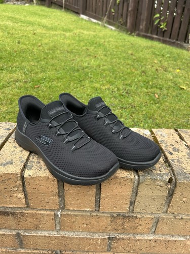 Sketchers black slip ins - sketchers,