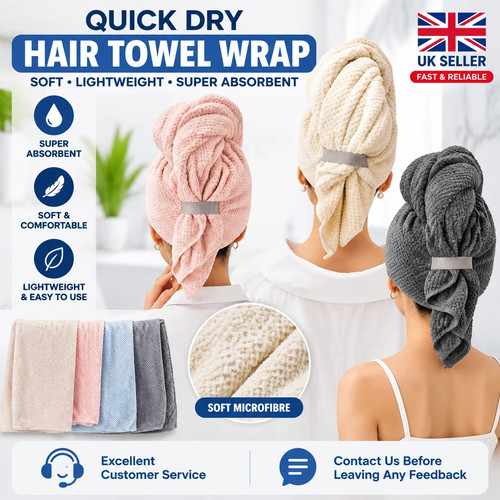 Microfiber hair towel extra - microfiber,