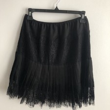 Unbranded Black Pleaded Lace