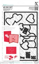 Xcut 15 pc A5 die Pop up card