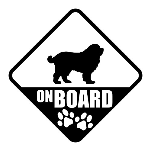 Newfoundland dog board paw - newfoundland,