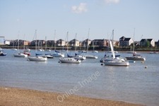 Photo 6x4 Moored boats, River