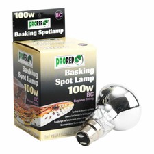 ProRep Basking Spotlamp 100W Vivarium Heater Bayonet Fit BC
