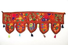 Door Valance Toran Indian Art Pelmet Wall Hanging Embroidered Home Decor Tn
