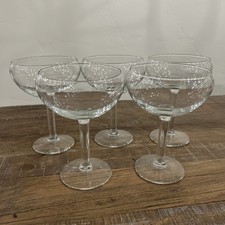 Vtg Champagne Coupe Glasses