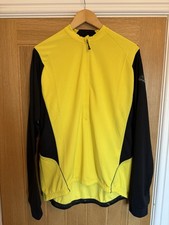 Mens Altura long sleeve cycle jersey XXL Yellow