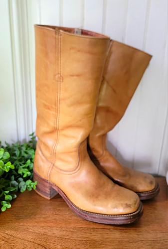 Vintage frye men tan - vintage,