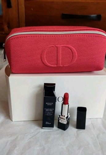 Dior red makeup travel bag - red,