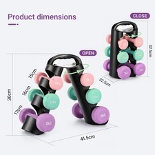 Dumbbells Set with Storage