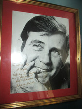 Vintage Hand signed dedicated Norman Wisdom nicely Framed Original Photograph