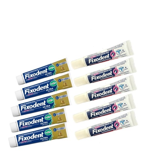 Tubes fixodent - 10-tubes,