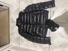 Men’s Black Moncler Goose Down Longue Saison Puffer Coat