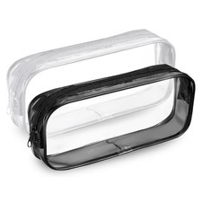 2PCS Clear Pencil Case -
