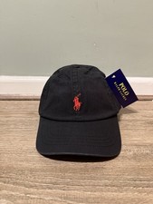 Ralph Lauren Cap - Black / Red - Brand New With Tags
