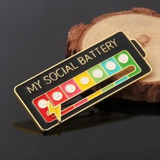 Funny Social Battery Slider
