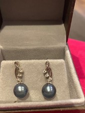 18ct 18k Gold Black Pearl
