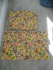 M&S 100% COTTON FLORAL COTTAGECORE SINGLE DUVET SET NEW WASHED READY TO USE