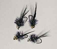 4 x Fritz Nymph Trout Fly Flies Size 10 Barbless / Barbed