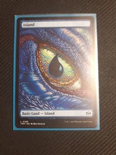 Dragon Eye Land - Island Magic The Gathering (mtg) Tarkir Dragonstorm