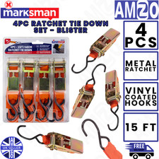 Marksman 4PC Ratchet Tie Down