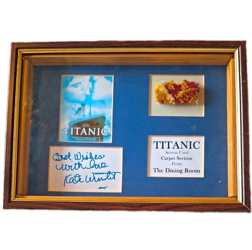 Signed kate winslet titanic - signed,