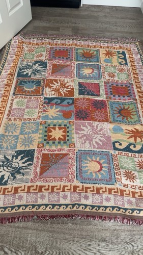 Multicolour kilim flatweave - multicolour,